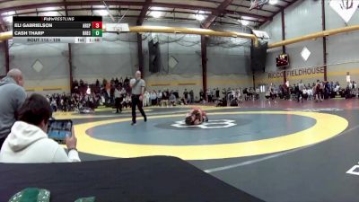 126 lbs Champ. Round 2 - Eli Gabrielson, Archbishop Spalding vs Cash Tharp, Brecksville
