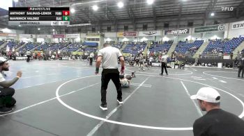 65 lbs Semifinal - Anthony Salinas-Lenox, Pomona Elite vs Maverick Valdez, Black Fox Wrestling Academy