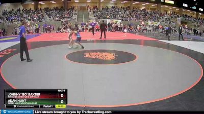 77 lbs Champ. Round 1 - Adán Hunt, Moses Lake Wrestling Club vs Johnny `Bo` Baxter, Punisher Wrestling Company