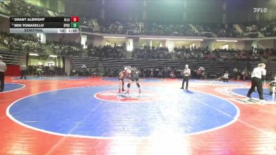 132-4A Semifinal - Grant Albright, Allatoona vs Ben Tomasello, St Pius X School