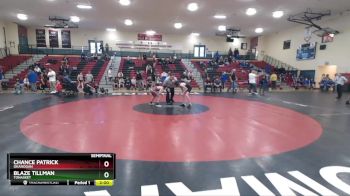 106 lbs Semifinal - Blaze Tillman, Tonasket vs Chance Patrick, Okanogan