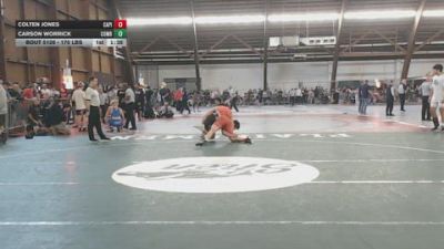 170 lbs Rr Rnd 1 - Colten Jones, Capital Wrestling Club vs Carson Worrick, Combat Athletics