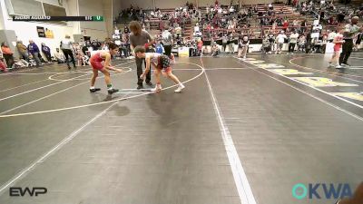 80 lbs Consi Of 8 #1 - Mikah Amani, HURRICANE WRESTLING ACADEMY vs Judah Aguayo, Grove Takedown Club