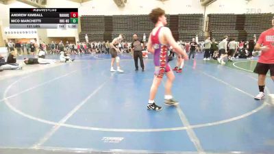 141 lbs Rr Rnd 5 - Andrew Kimball, Warhawks Wrestling Black vs Nico Marchetti, Ruthless MS