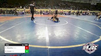 76 lbs Semifinal - Cree Moseley, Panhandle RTC vs Brooks Grose, Ponca City Wildcat Wrestling