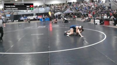 Girls 145 lbs Champ. Round 1 - Laura Gupton, Independence High School Girls vs Alina Cline, Munford Girls