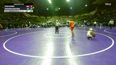 106 lbs Round Of 32 - Ryan Nored, Wasco vs Giovanni Martinez, Dos Palos