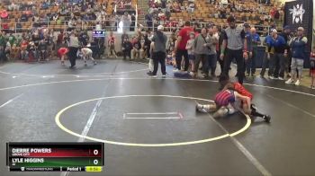 56 lbs Semifinal - Dierre Powers, Grove City vs Lyle Higgins, AI