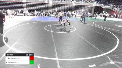 46 lbs 3rd Place - Jameson Hitchcock, Top Notch WC vs Karson Shassetz, Top Of The Rock WC