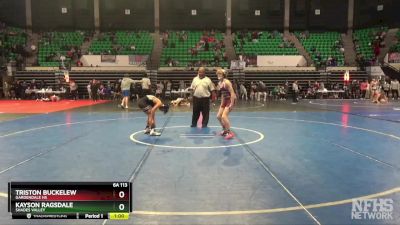 6A 113 lbs Cons. Round 3 - Triston Buckelew, Gardendale Hs vs Kayson Ragsdale, Shades Valley
