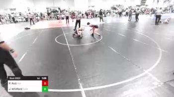 86 lbs Final - Paul Ruiz, Red Wave vs Joe Whitford, Team Pride Academy