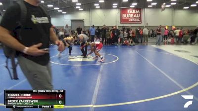 98 lbs Semifinal - Terriel Cooke, Legend Wrestling Club vs Brock Zakrzewski, Rangers Wrestling Club