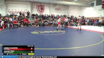 144 lbs Champ. Round 1 - Madox Tosh, Rocky Mountain vs James Schaefer, Montrose