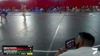 150 lbs Round 1 (4 Team) - Brock Folkema, Mora vs Quentin Conkle, Grayslake Central