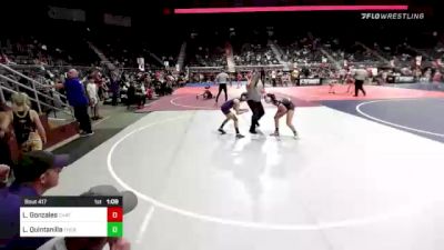 101 lbs Rr Rnd 2 - Lola Gonzales, Chatfield WC vs Lilly Quintanilla, Thermopolis WC