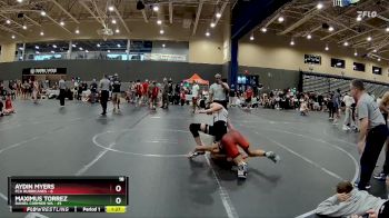 130 lbs Round 1 (4 Team) - Aydin Myers, FCA Hurricanes vs Maximus Torrez, Daniel Cormier WA