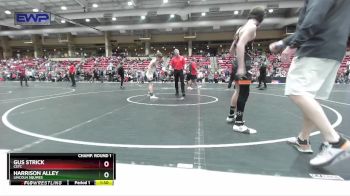 140 lbs Champ. Round 1 - Gus Strick, CSTC vs Harrison Alley, Lincoln Squires