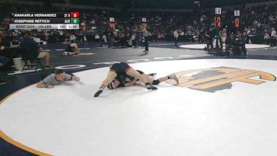 145 lbs Quarterfinal - Anakarla Hernandez, St Helena (NC) vs Josephine Rettich, Aliso Niguel (SS)