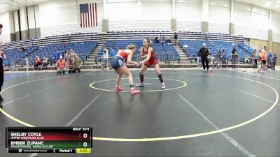 115 lbs 5th Place Match - Shelby Coyle, Amped Wrestling Club vs Ember Zupanc, CrassTrained: Weigh In Club