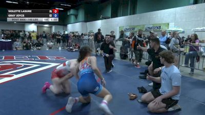 148 lbs Final - Violette Lasure, PA vs Gray Joyce, KS