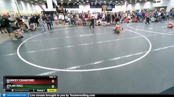 102 lbs Cons. Round 2 - Quincey Crawford, MO vs Dylan Hall, MO