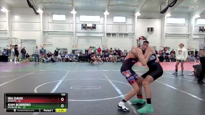 120 lbs Round 1 (10 Team) - Ira Davis, Bandits vs Kam Borrero, Rambler WC