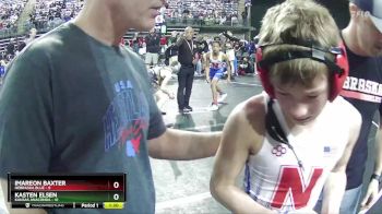 100 lbs Quarterfinals (8 Team) - Kasten Elsen, Kansas Anaconda vs Imareon Baxter, Nebraska Blue