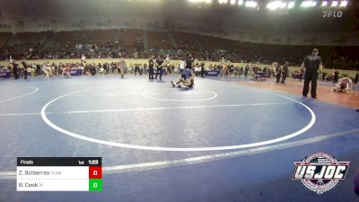 160 lbs Final - Zeke Sciberras, Team Choctaw vs Brayden Cook, 3F Wrestling