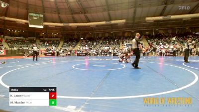 84 lbs Round Of 64 - Kobe Lemer, Warhawk Wrestling Academy vs Matthew Mueller, Palmer Divide Wrestling Club