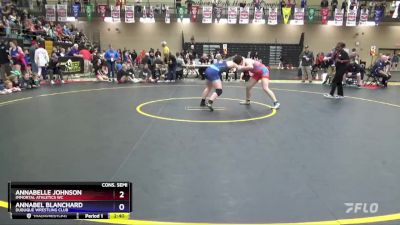 155 lbs Cons. Semi - Annabelle Johnson, Immortal Athletics WC vs Annabel Blanchard, Dubuque Wrestling Club