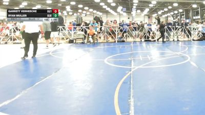 145 lbs Rr Rnd 2 - Garrett VerHeecke, Patton Trained Blue - HSB vs Ryan Muller, Blue And White Wrestling Club - HSB