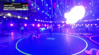 53 lbs Semifinal - Isaiah Lopez, Black Fox Wrestling Academy vs Hank Shepherd, Sanderson Wrestling Academy