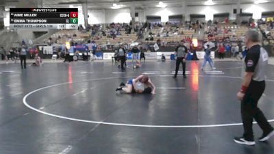 Girls 138 lbs Cons. Round 1 - Aime Miller, Coffee Co. Central High School Girls vs Emma Thompson, Cleveland High School Girls