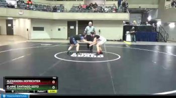 152 lbs Quarterfinal - Alexandra Hofrichter, Antigo vs Elaine Santiago-Soto, Milwaukee Ronald Reagan