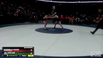 155 lbs Quarterfinal - Rosebelle Atayde, Denver North vs Aby England, Olathe