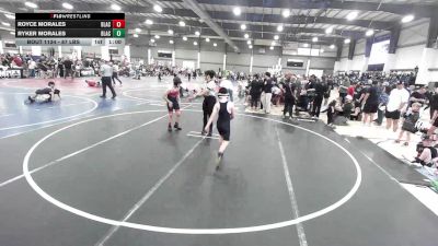 87 lbs Rr Rnd 4 - Royce Morales, BlackCat WC vs Ryker Morales, BlackCat WC