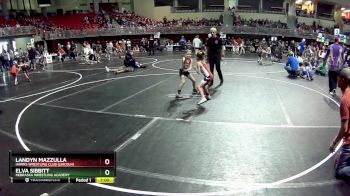 56-58 lbs Quarterfinal - Landyn Mazzulla, Hawks Wrestling Club (Lincoln) vs Elva Sibbitt, Nebraska Wrestling Academy