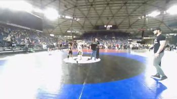 125 lbs Round 1 - Quincy Young, Kitsap Ironman Wrestling Club vs Jacob Paris, Prosser Wrestling Academy