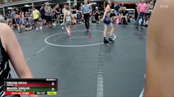 76 lbs Round 6 (8 Team) - Caleb Swain, Kraken vs Mikaela Reyes, Triumph Trained