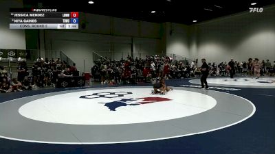 65 lbs Cons. Round 5 - Jessica Mendez, Lady Devils Women's Wrestling Club vs Niya Gaines, Tiger Den Wrestling Club