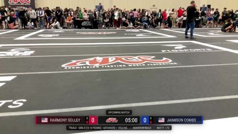 Harmony Solley vs Jaimison Combs 2025 ADCC Orlando Open/Youth Trials