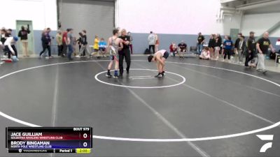 113 lbs Rr1 - Jace Guilliam, Soldotna Whalers Wrestling Club vs Brody Bingaman, North Pole Wrestling Club