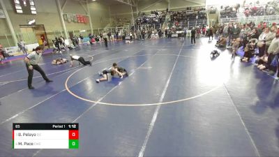 65 lbs Quarterfinal - Benjamin Pelayo, East Idaho Elite vs Maddex Pace, Champions Wrestling Club