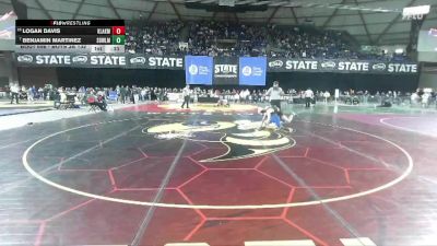 Boys 3A 132 lbs Cons. Round 4 - Benjamin Martinez, Sedro-Woolley vs Logan Davis, Kentlake