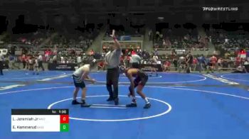 110 lbs Quarterfinal - Larry Jeremiah Jr, Maize vs Easton Kammerud, Sarbacker