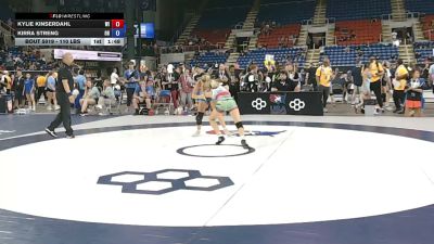 110 lbs Champ. Rd Of 128 - Kylie Kinserdahl, Wisconsin vs Kirra Streng, Ohio