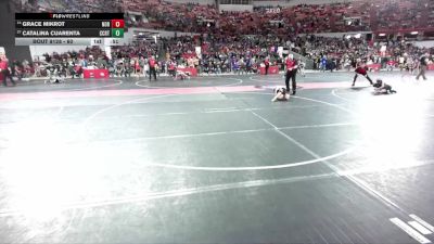 60 lbs Cons. Round 3 - Catalina Cuarenta, AF Green Demons vs Grace Mikrot, Northwestern