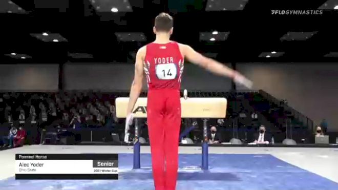 Alec Yoder - Pommel Horse, Ohio State - 2021 Winter Cup & Elite Team Cup