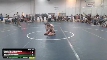 105 lbs Cons. Round 3 - Brayden Saleem, Delta WC vs Sawyer Stephenson, Michigan Grappler RTC