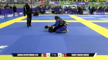 Isabely Sanches Ribeiro vs Larissa Evelyn Ferreira Felix 2025 Brasileiro Jiu-Jitsu IBJJF